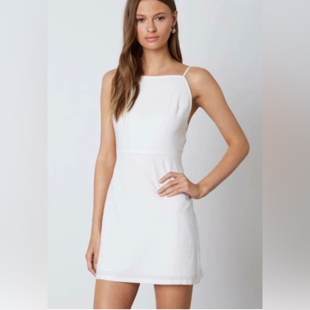 French Connection Whisper Light Stretch Solid Mini Dress